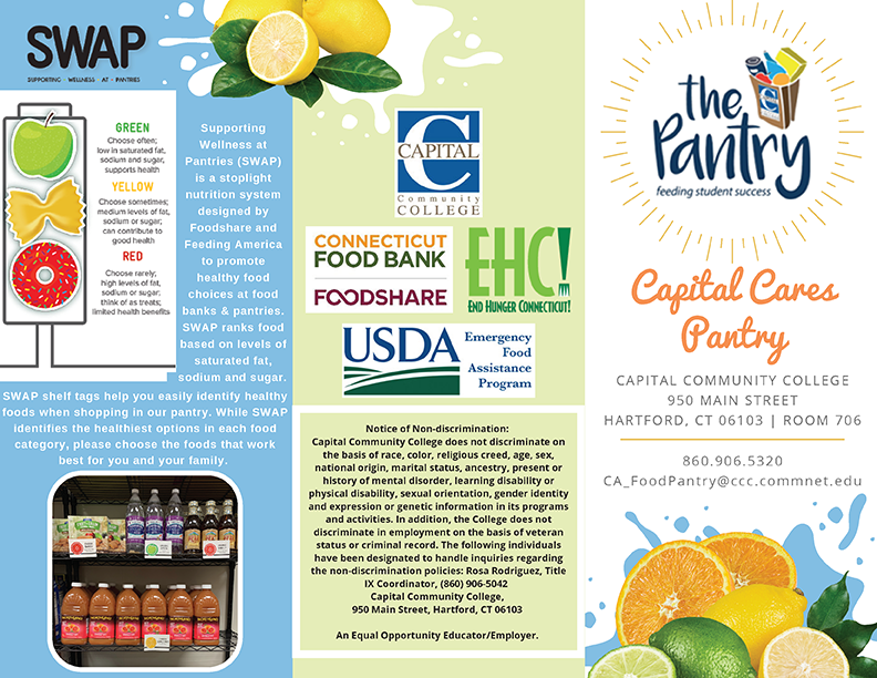 Capital Cares Pantry Brochure Page 1